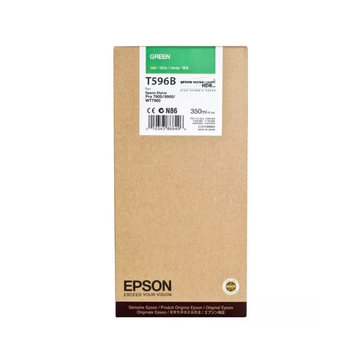 EPSON TINTA VERDE T596B00