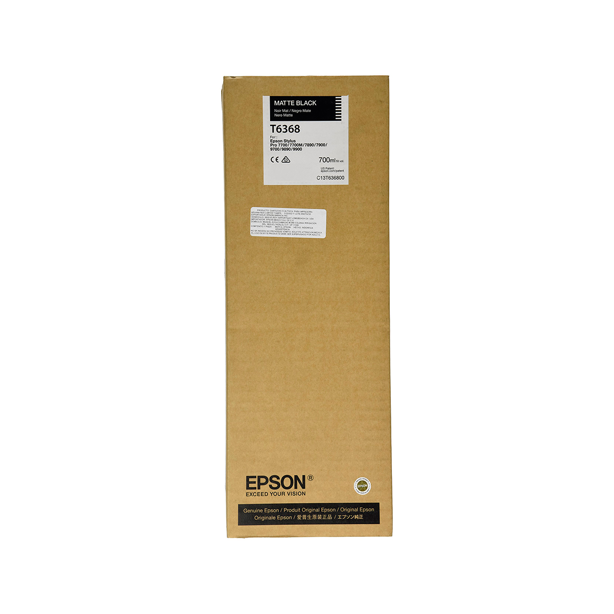 EPSON TINTA NEGRO MATE T636800