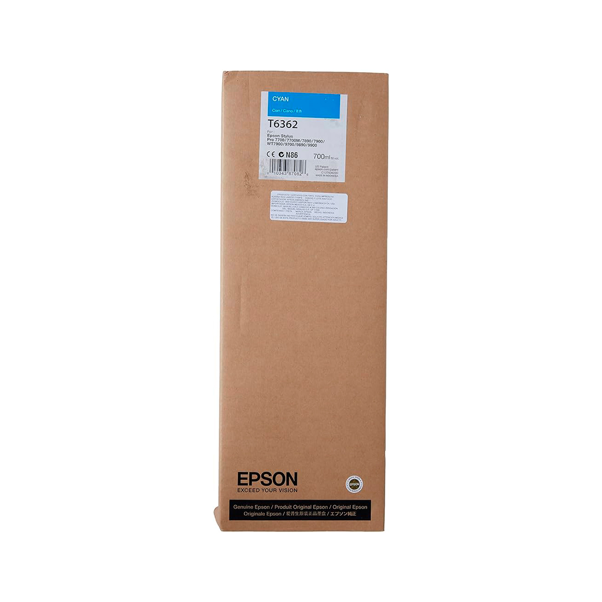 EPSON TINTA CIAN T636200