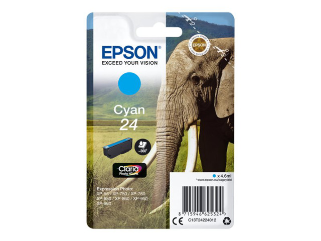 EPSON TINTA CIAN 24 T2422