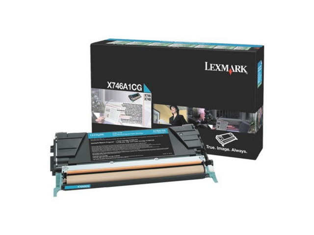 LEXMARK TONER CIAN X746A1CG