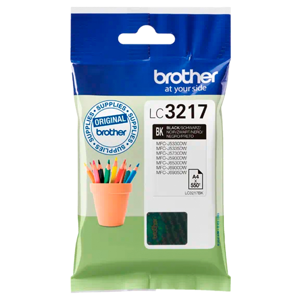 BROTHER TINTA NEGRO LC3217BK