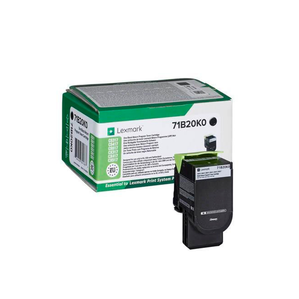 LEXMARK TONER NEGRO 71B20K0