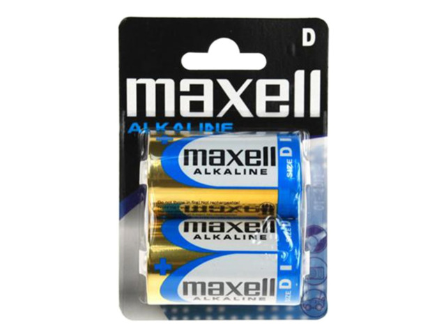 MAXELL PILAS ALCALINAS D LR20