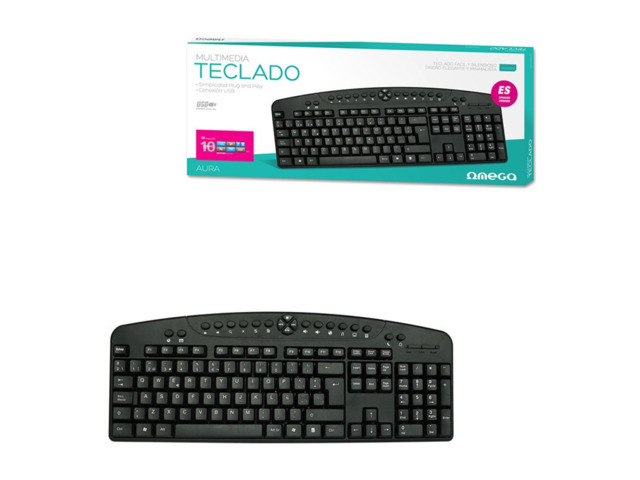 OMEGA TECLADO OK025ES