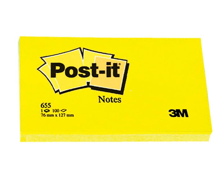 POST-IT NOTAS 76X127 100U -12U