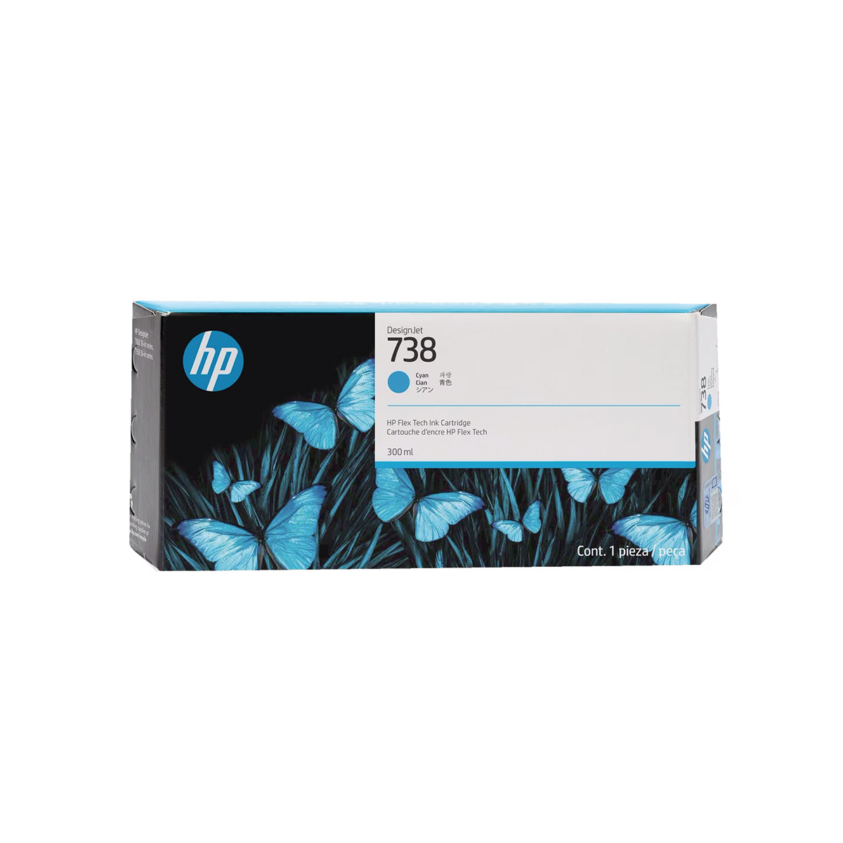 HP TINTA CIAN 738 XL 676M6A