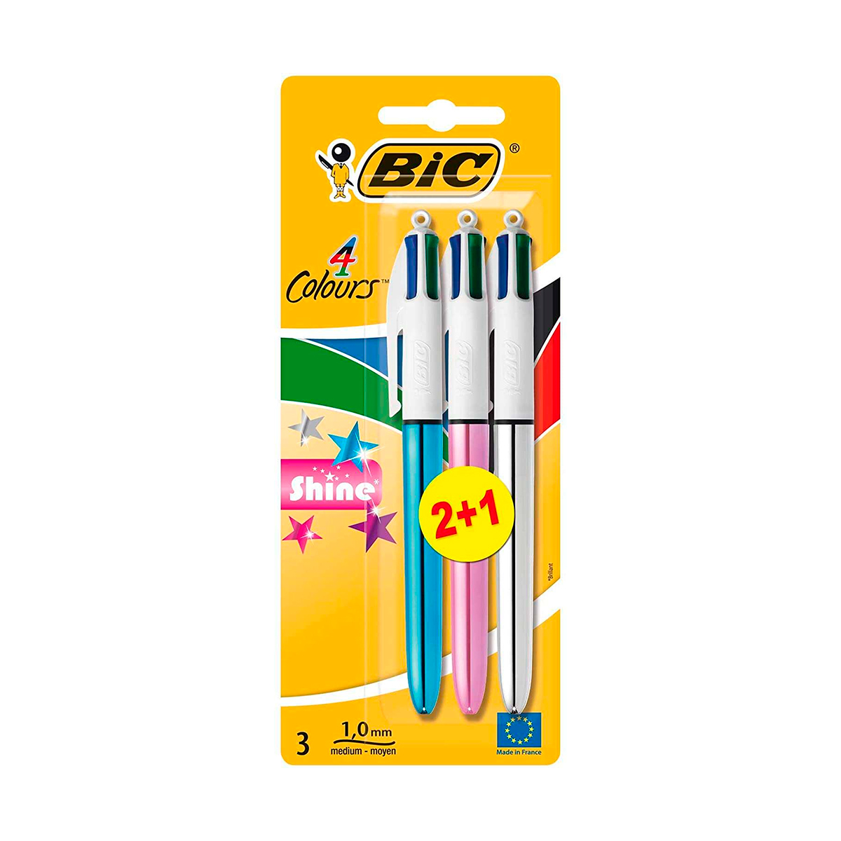 BIC BOLI 3U 4 COLOURS SHINE