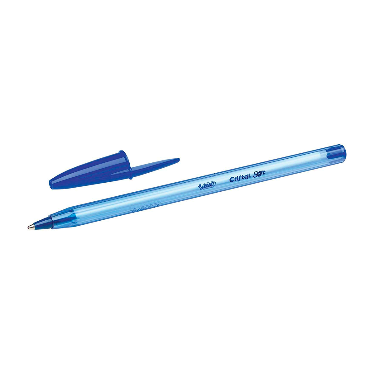 BIC BOLI CRISTAL SOFT AZUL 50U