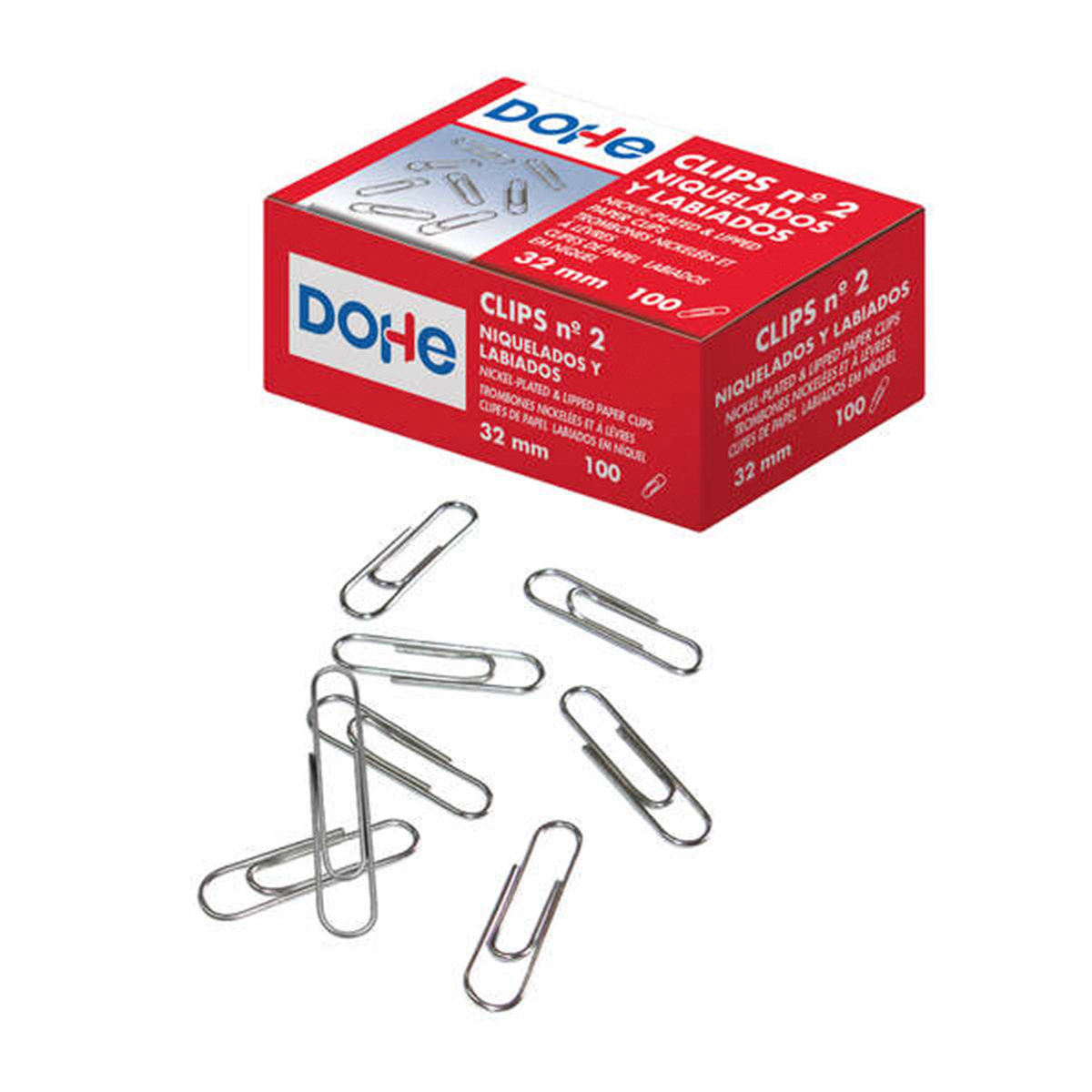 DOHE CLIPS 100U N2 32MM NIQ.