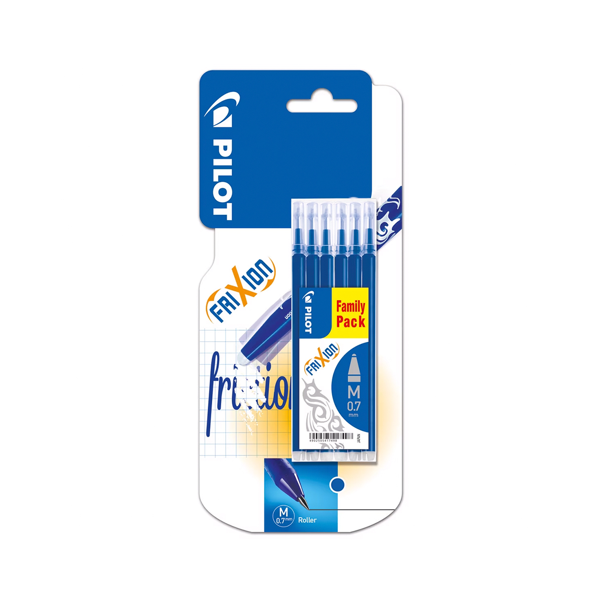 PILOT RECAMBIO 6U FRIXION AZUL
