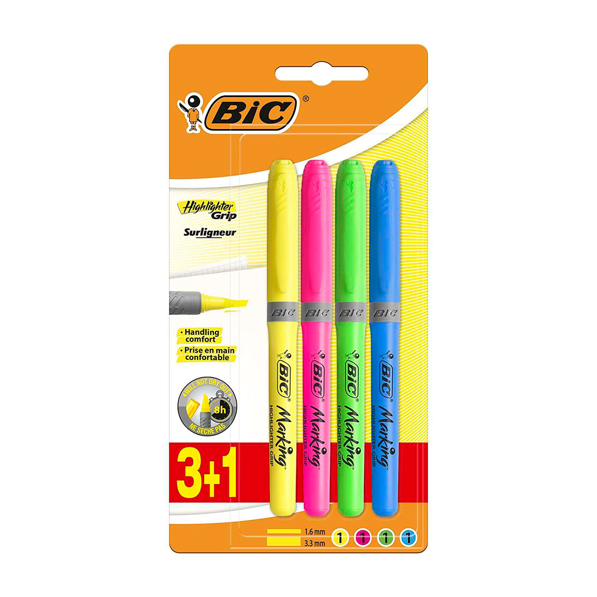 BIC 4U MARCADOR COLOR 1.6-3.3