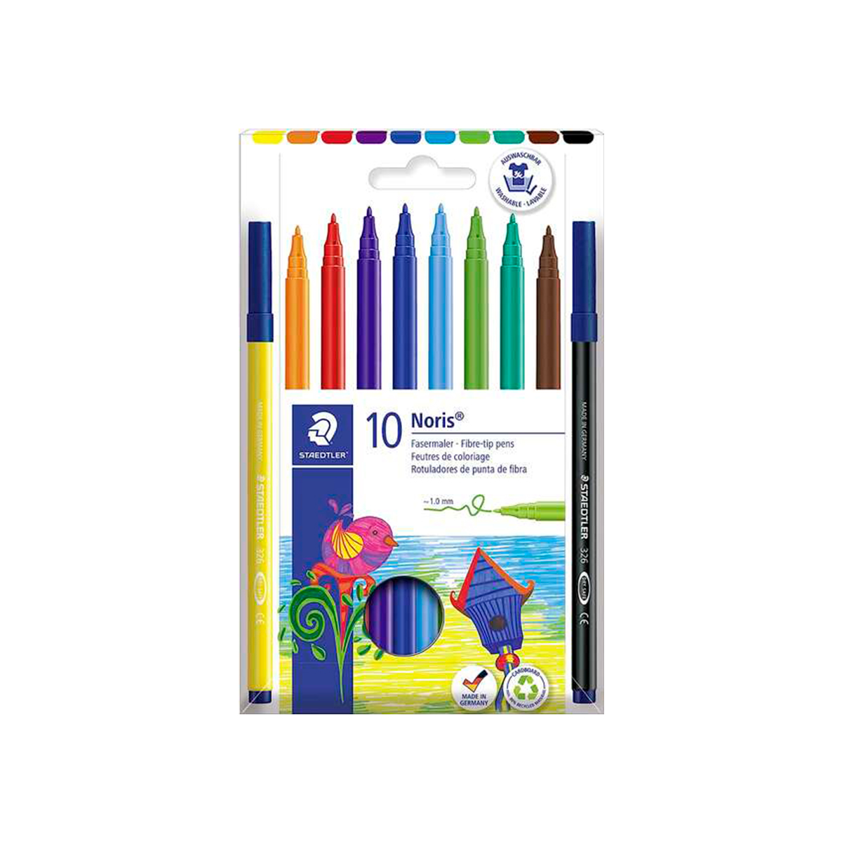 STAEDTLER 326 P.FIBRA COLOR 10