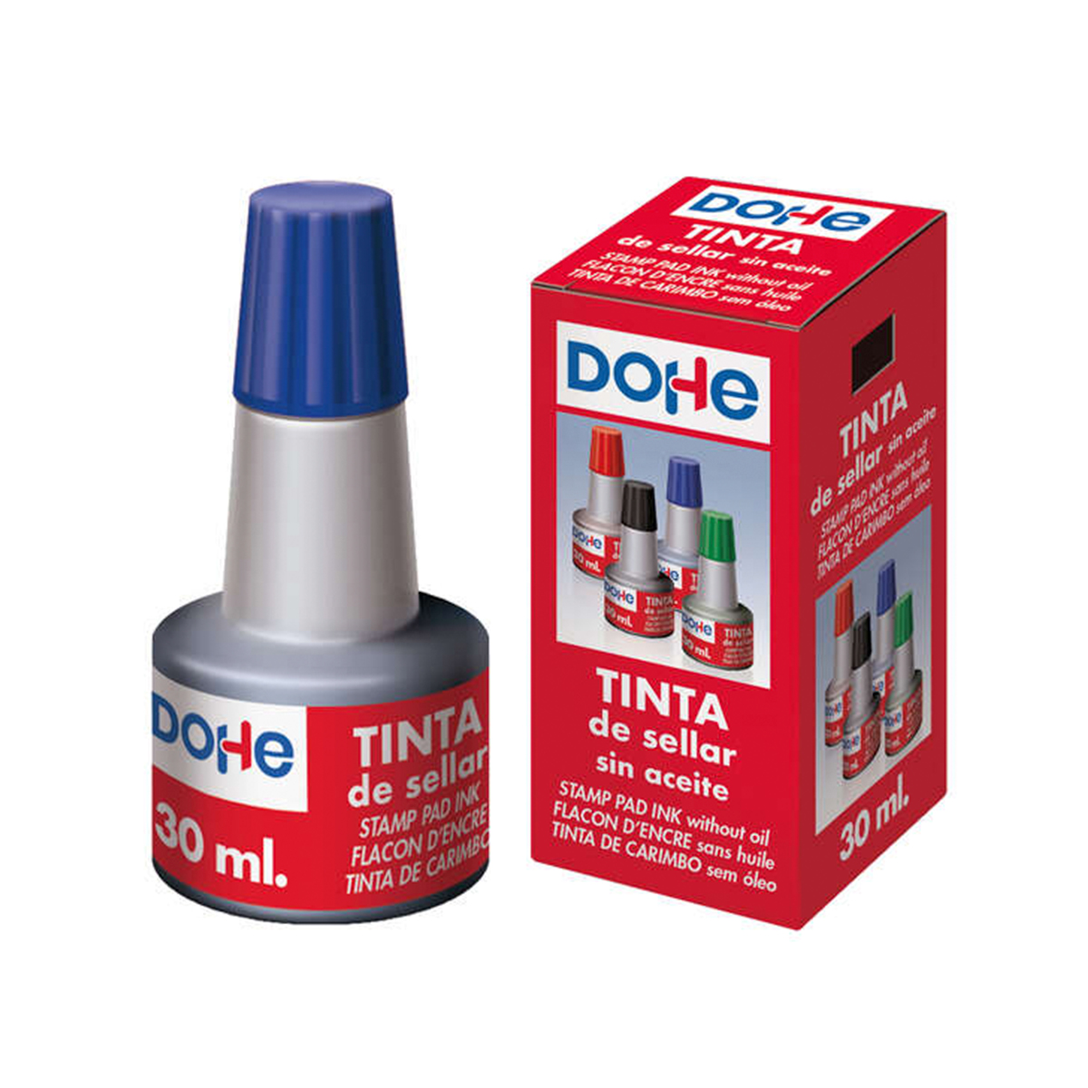 DOHE TINTA TAMPONES 30ML AZUL