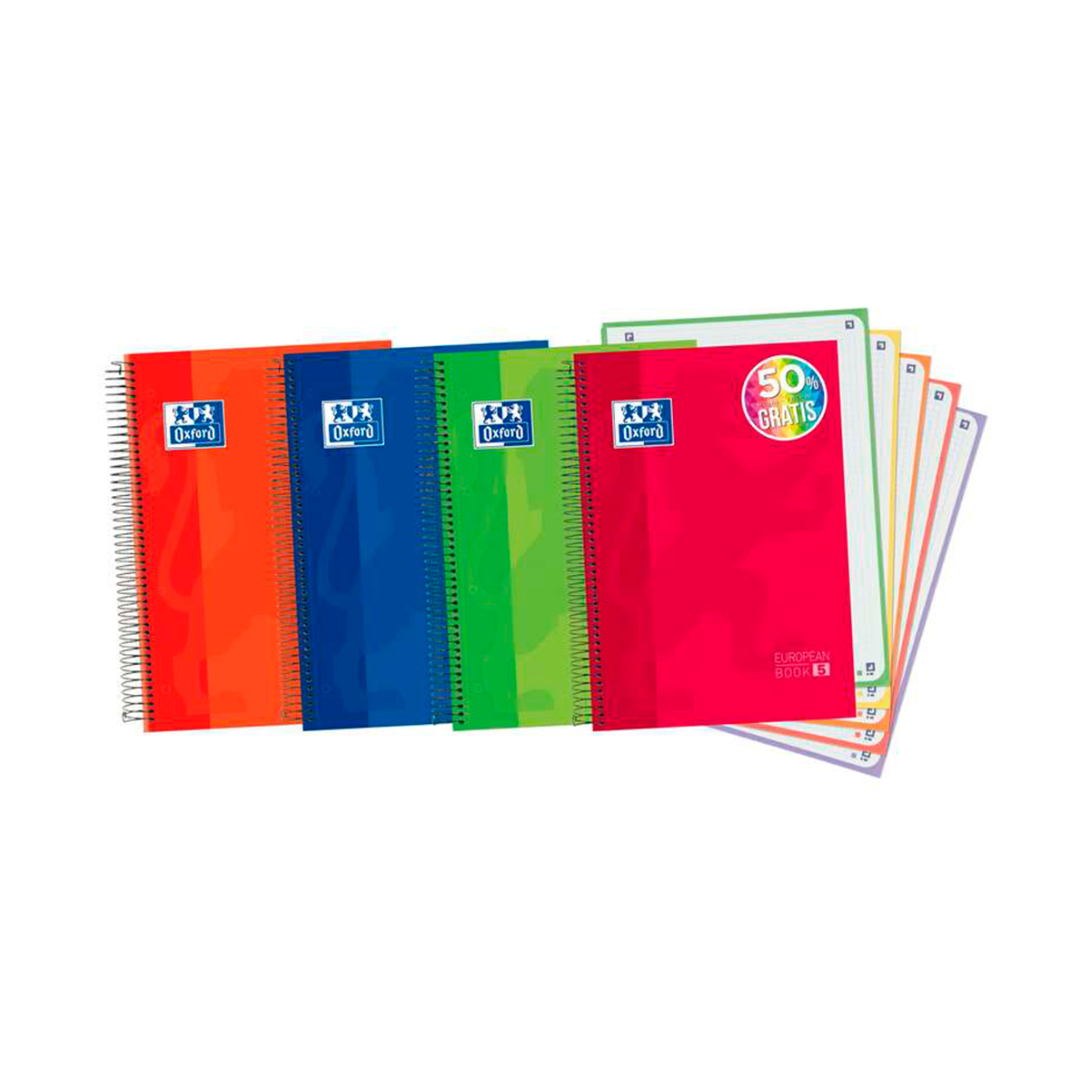 OXFORD CUADERNO A4+120h 5X5 5U