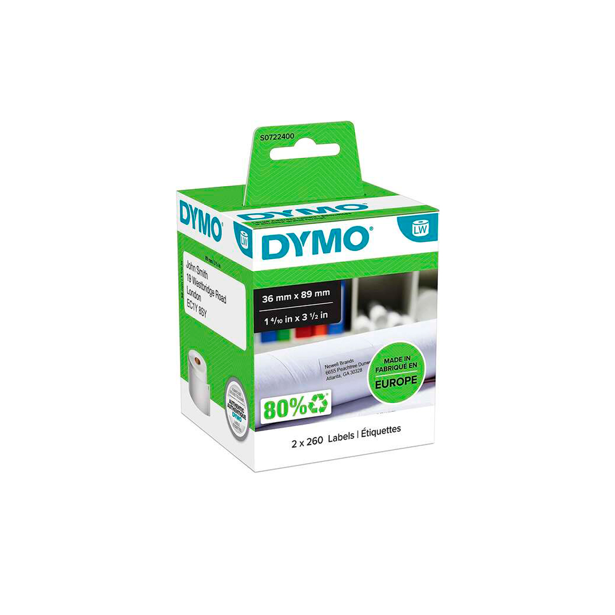 DYMO S0722400 89 x 36 mm (2u)