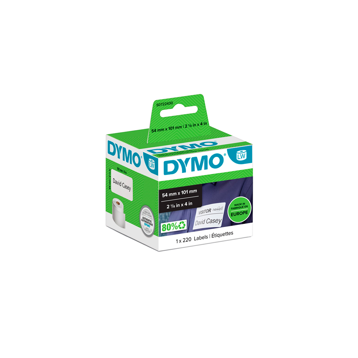 DYMO S0722430 101mm x 54mm