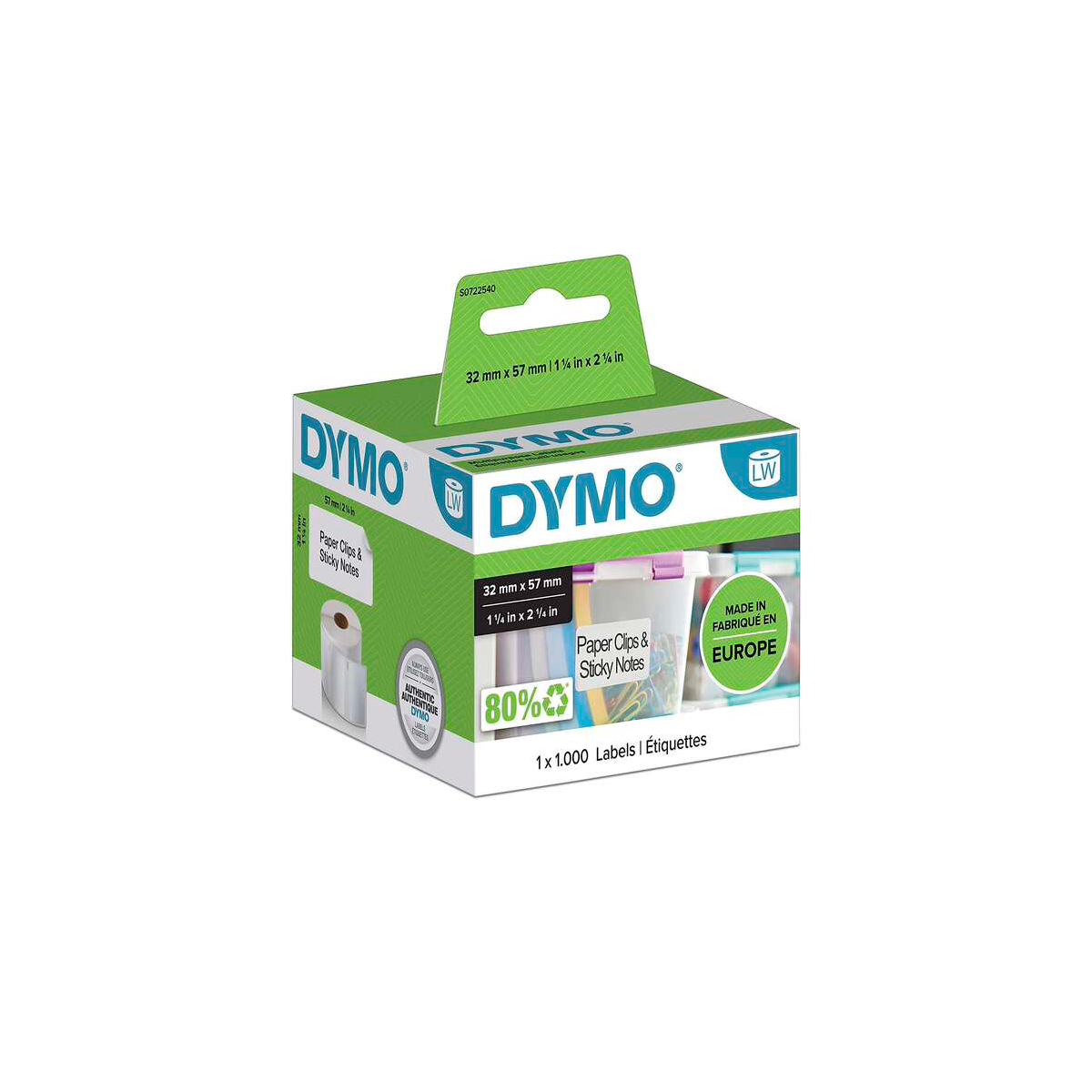 DYMO S0722540 57mm x 32mm