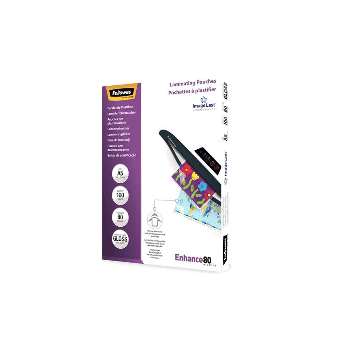 FELLOWES FUNDA A5 80 MICRAS