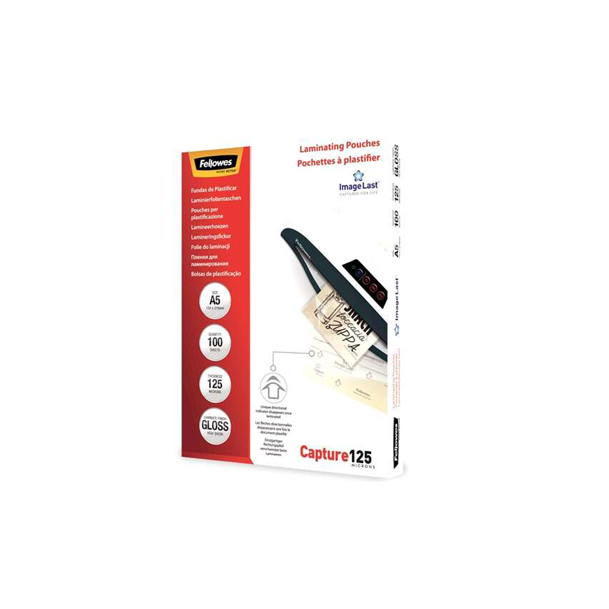 FELLOWES FUNDA A5 125 MICRAS