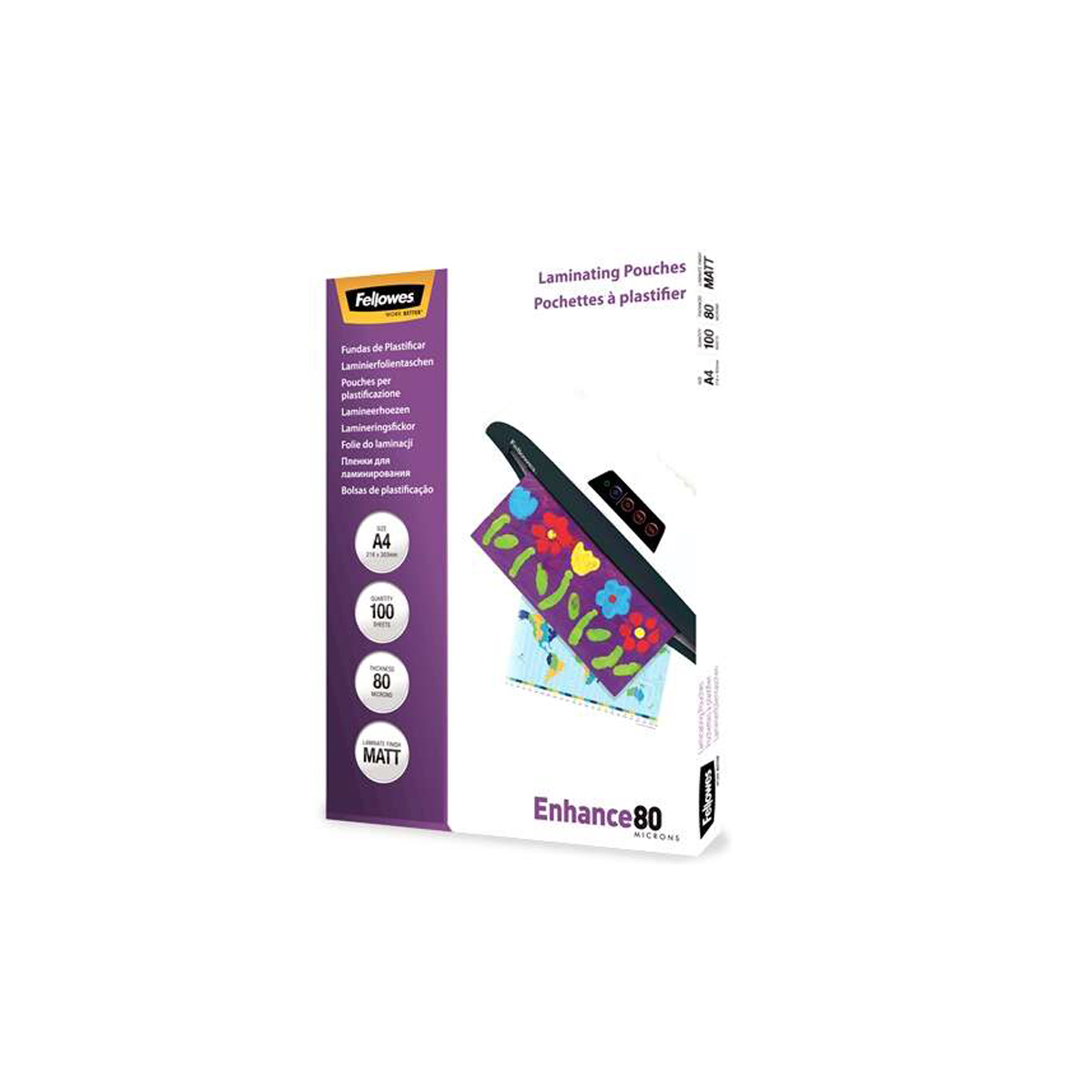 FELLOWES FUNDA A4 80 MICRAS