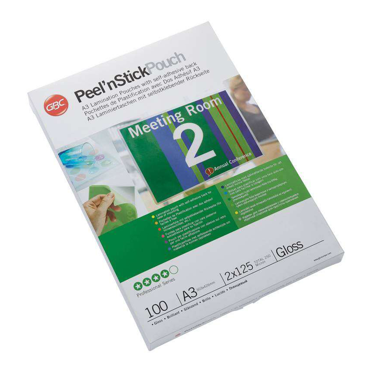 GBC CARTERA PLASTIF A3 125 MIC