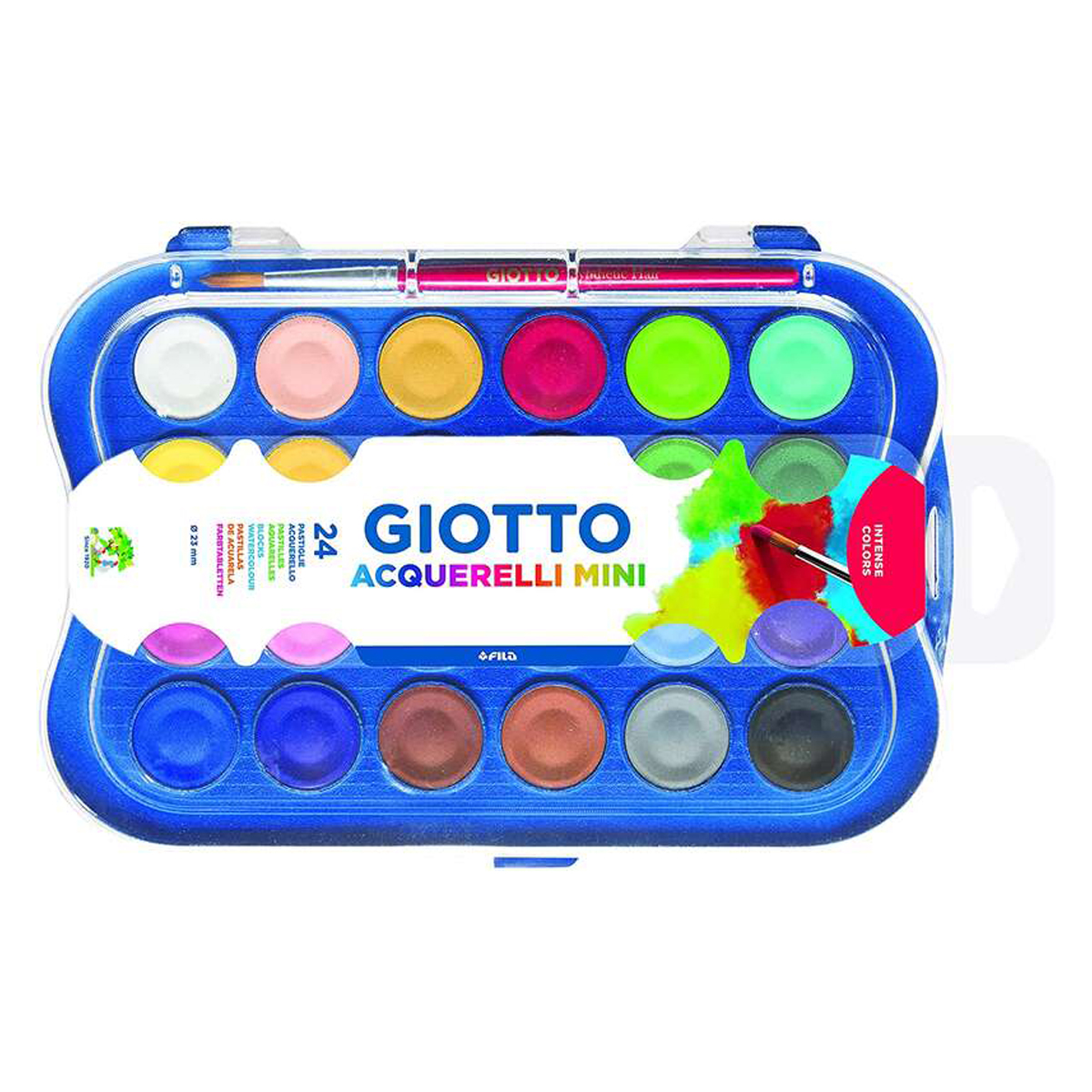 GIOTTO ACUARELAS 24U MINI 23MM