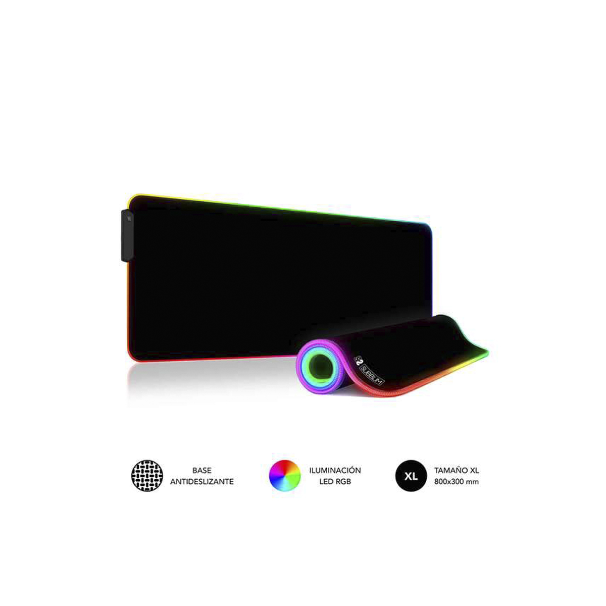 SUBBLIM ALFOMB LED 800X300 NEG