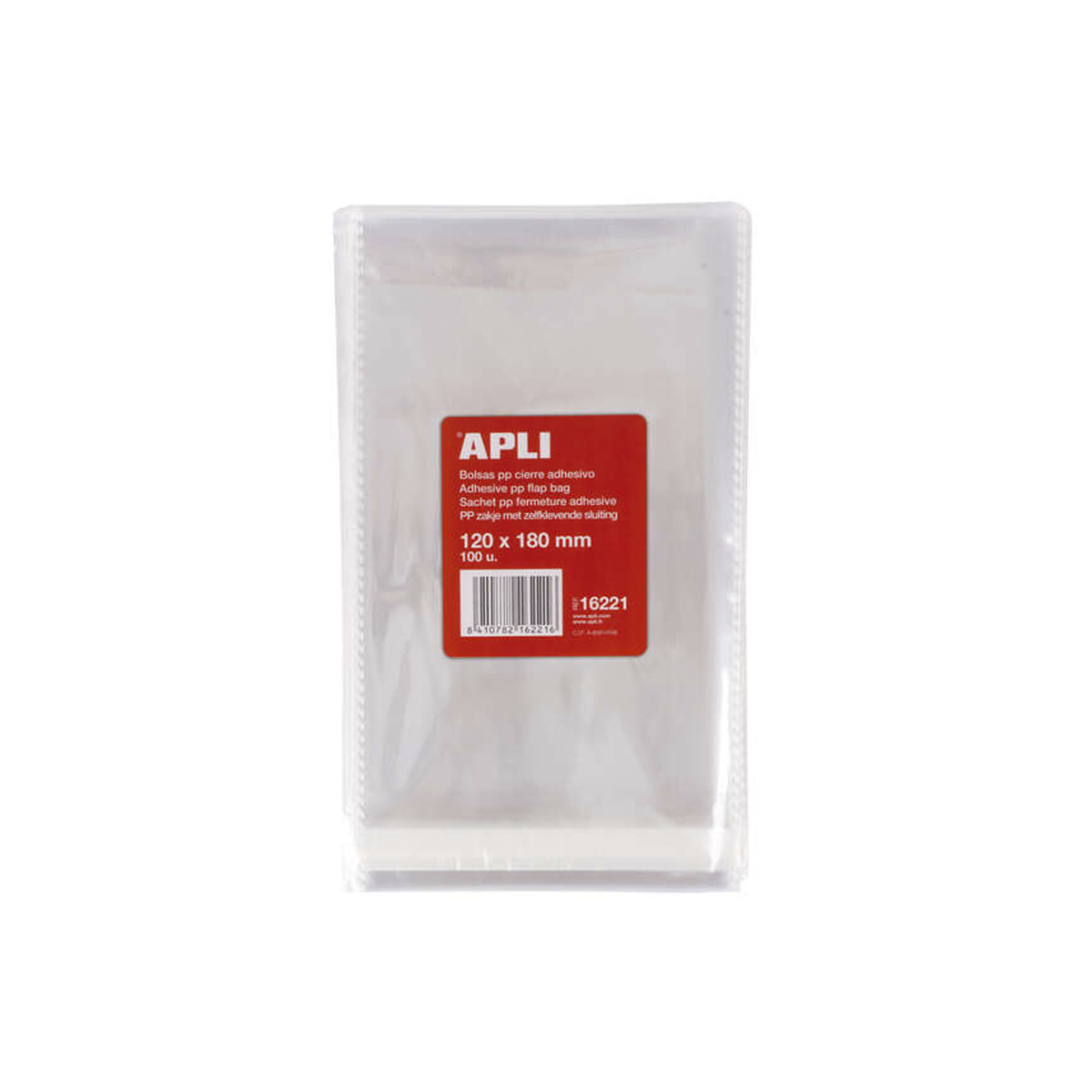 APLI 100 BOLSAS ALIMEN 120X180