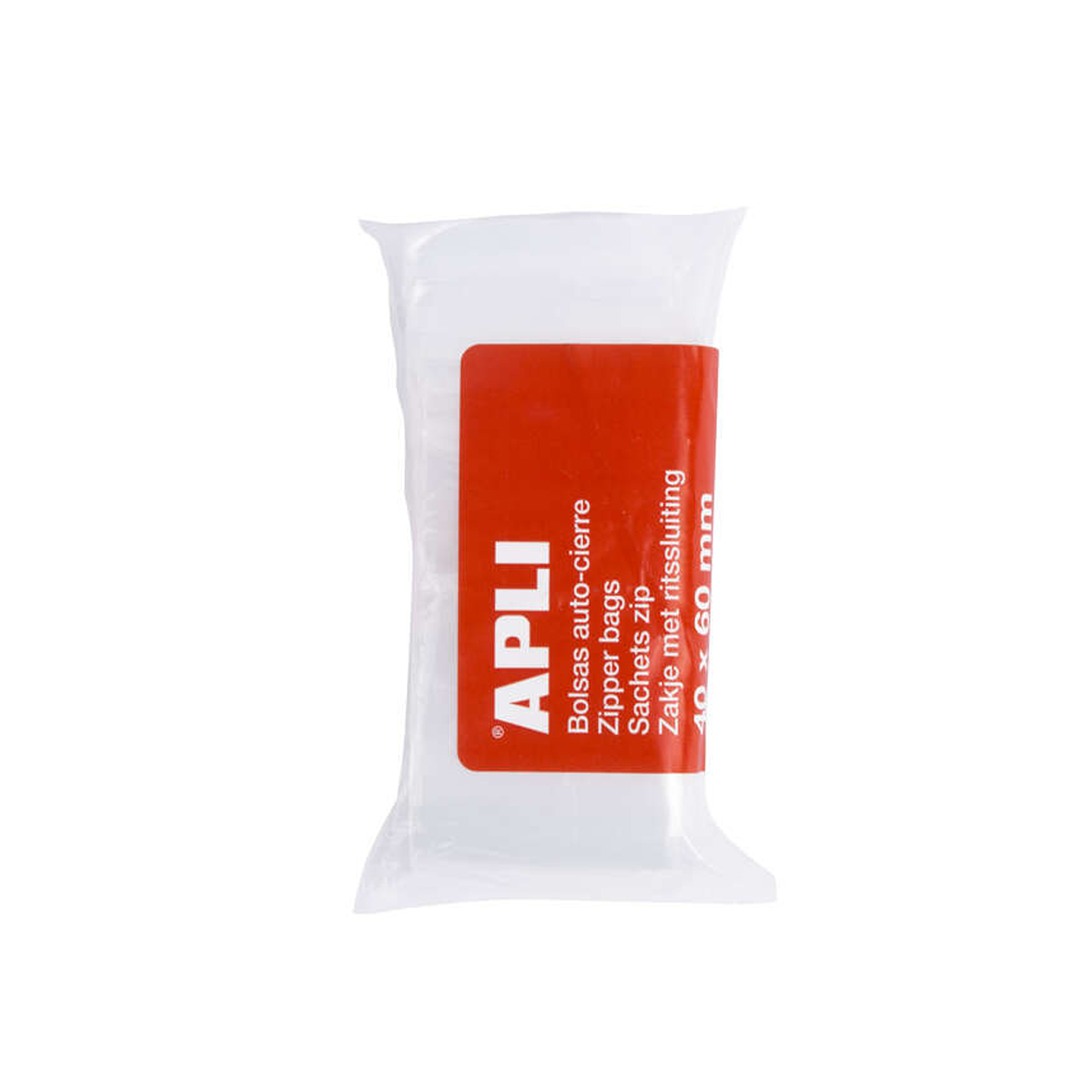 APLI BOLSA ZIP 4X6CM 100U