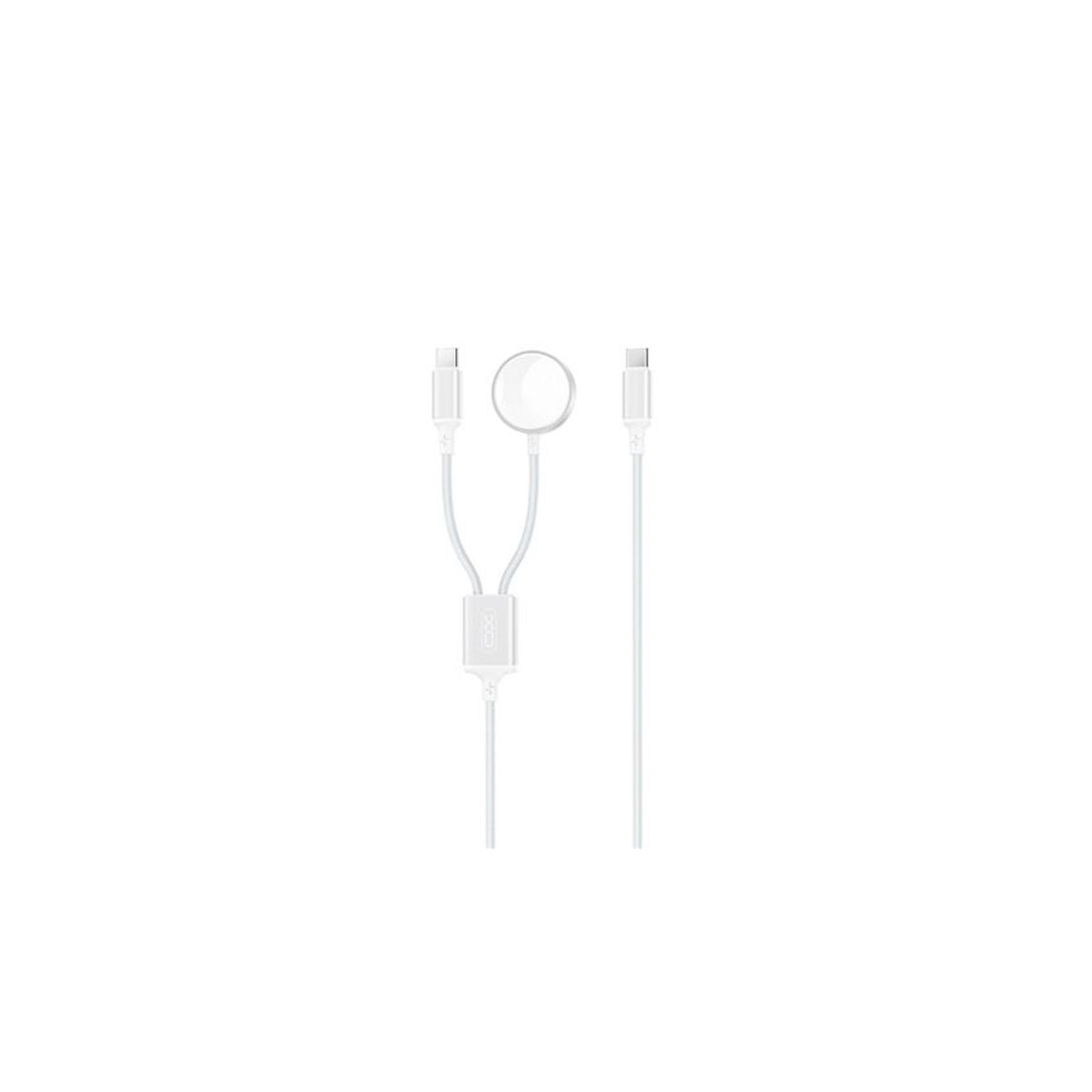 XO CABLE USB 2 EN 1 60W BLANCO