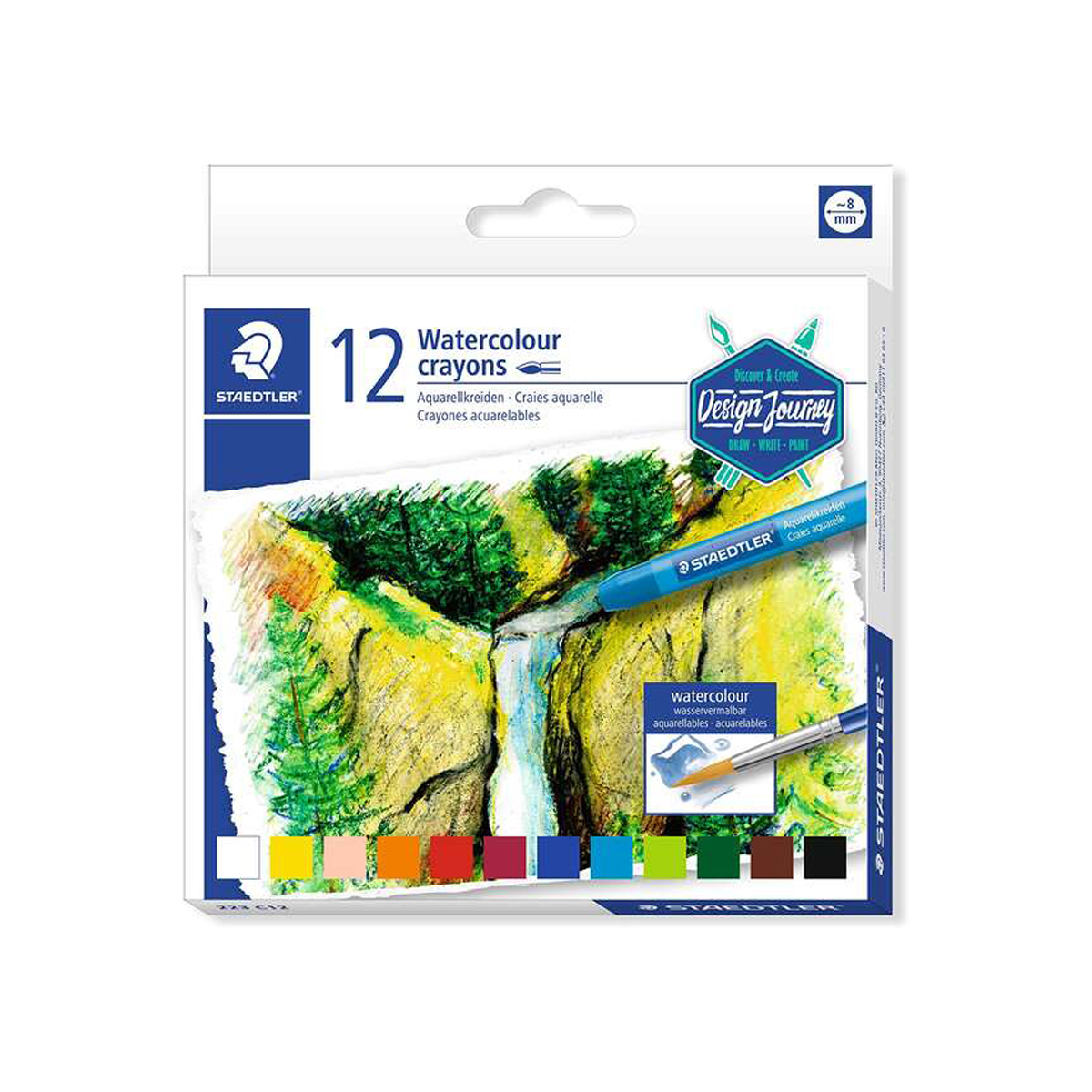 STAEDTLER CERA ACUARELABLE 12U