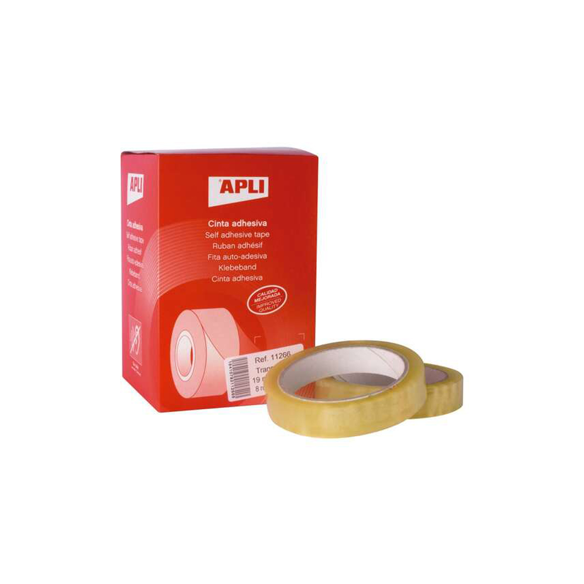 APLI CINTA 19MMX66M 8U TRANSPA