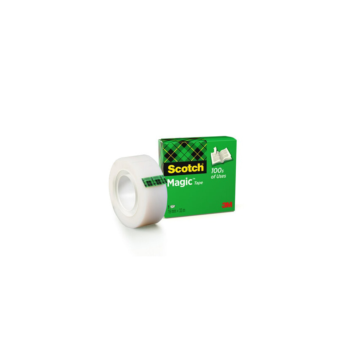 SCOTCH CINTA INVISIBL 19MMX33M