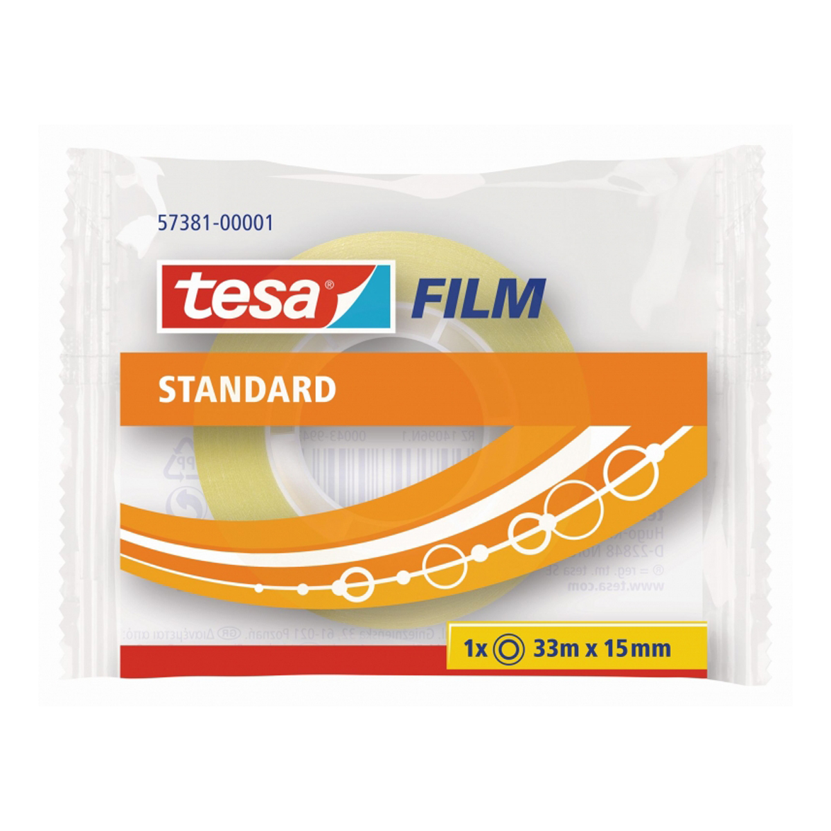 TESA CINTA 15MMX33M TRANSPAREN
