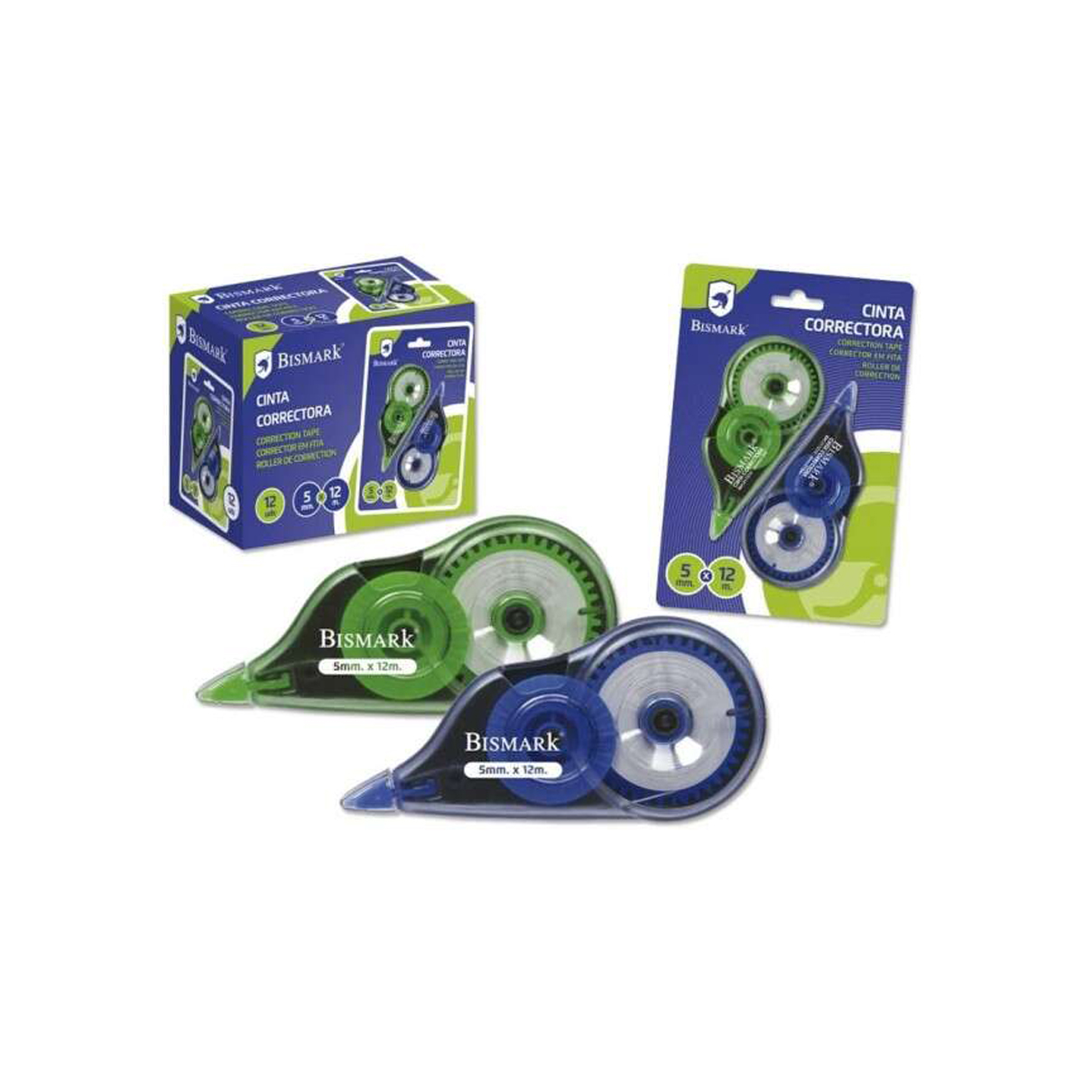 BISMARK CINTA CORRECTOR 12M 2U