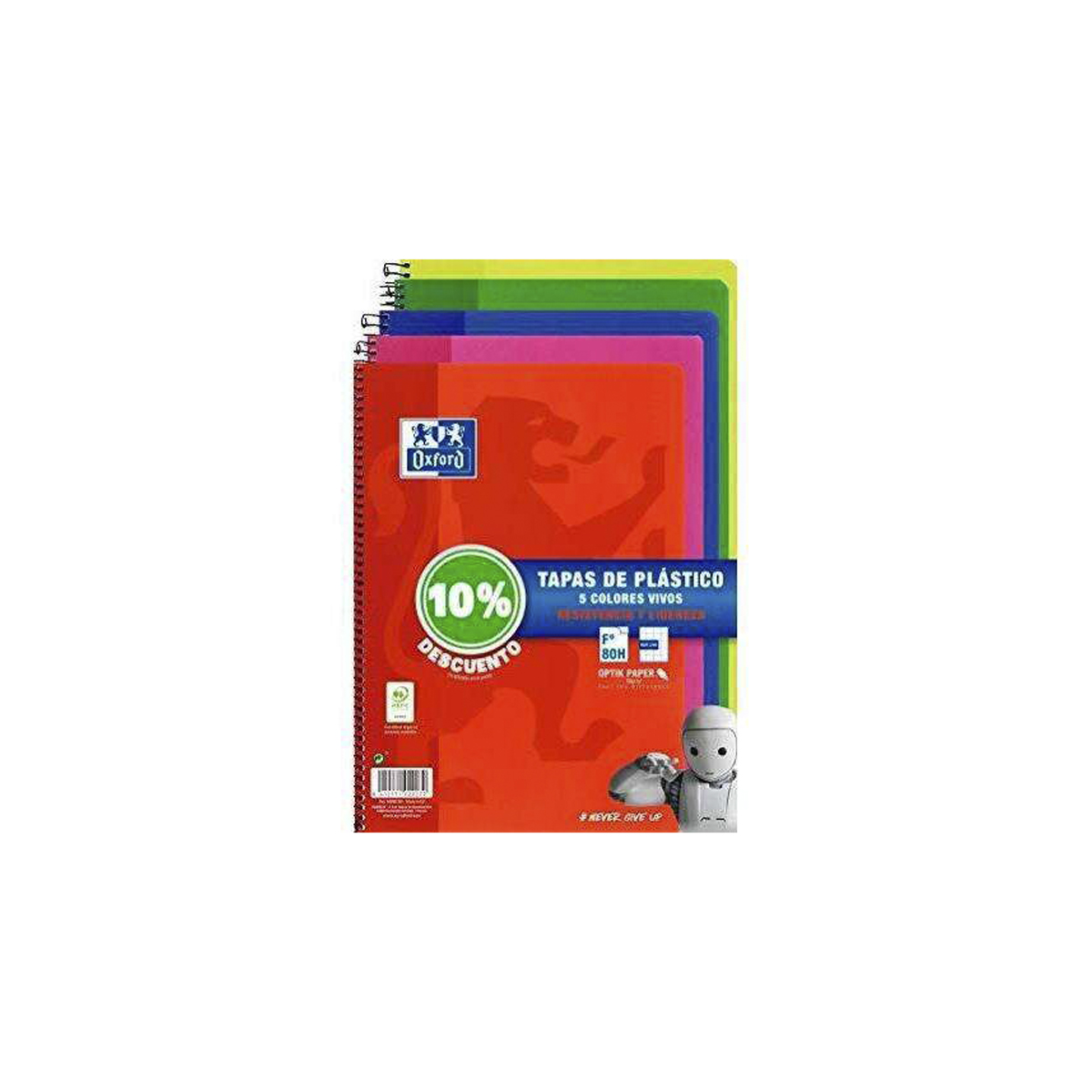 OXFORD CUADERNO FOLIO 4X4 5U