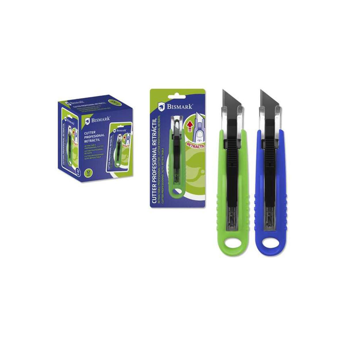 BISMARK CUTER RETRACTIL 12U