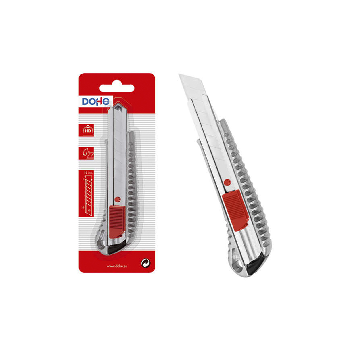 DOHE CUTER 18MM ACERO BLISTER