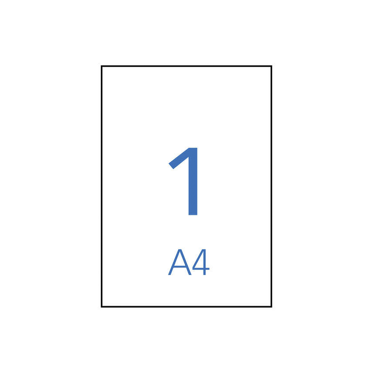 APLI ETIQUETA A4 10U BLANCO