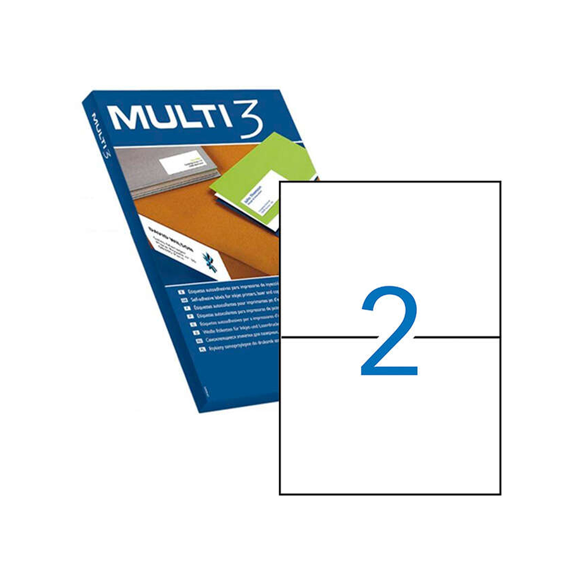 MULTI3 ETIQUETA 210X148 1000U