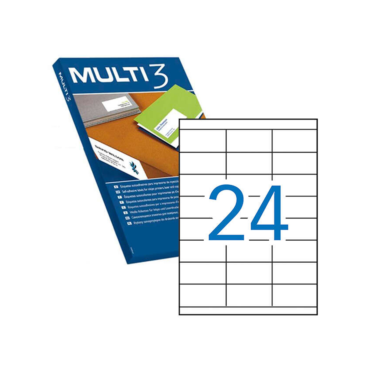 MULTI3 ETIQUETA 70X35 12000U
