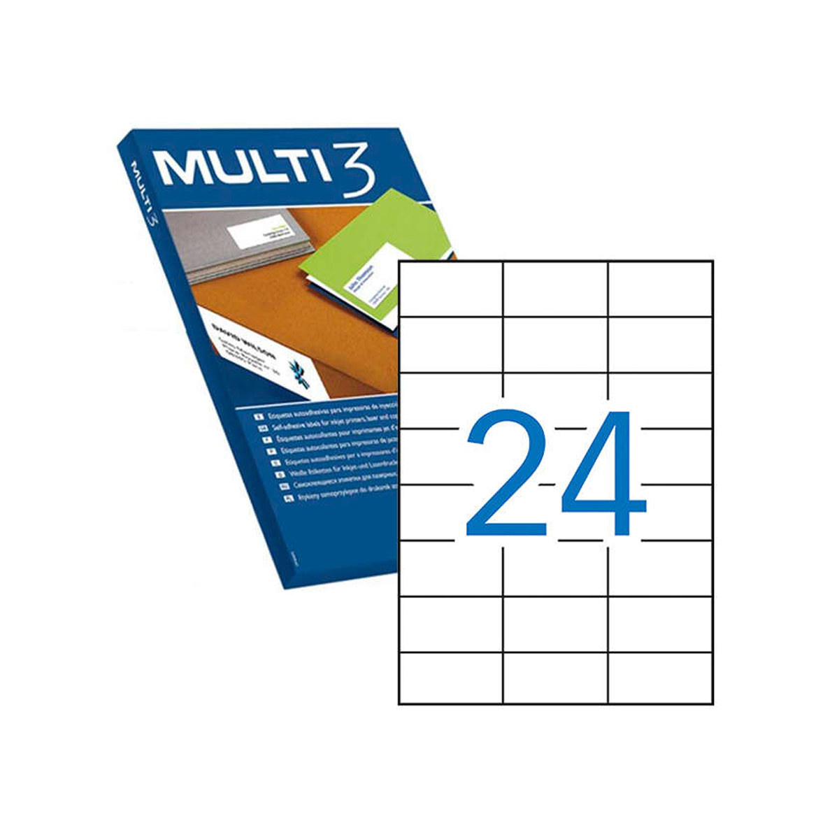 MULTI3 ETIQUETA 70X37 12000U