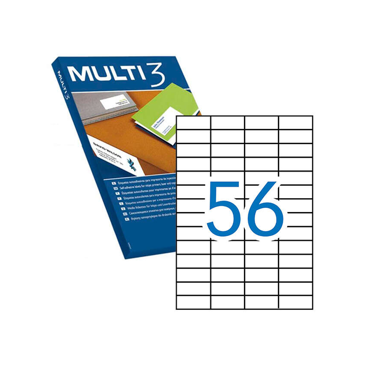 MULTI3 ETIQUETA 52.5X21.2 5600