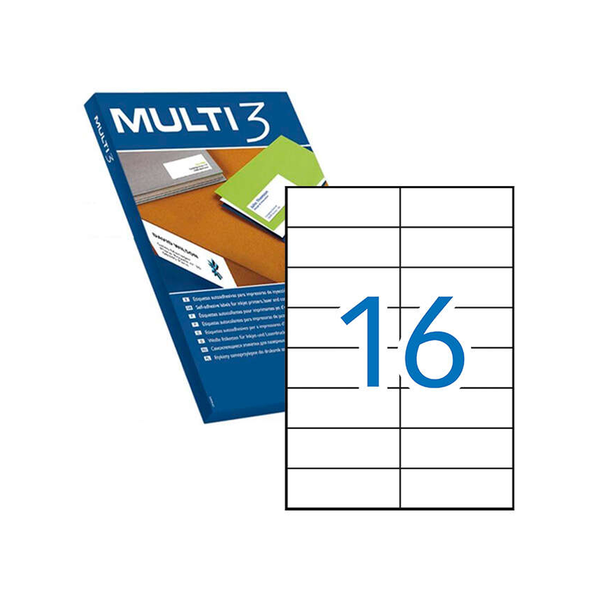 MULTI3 ETIQUETA 105X37 8000U