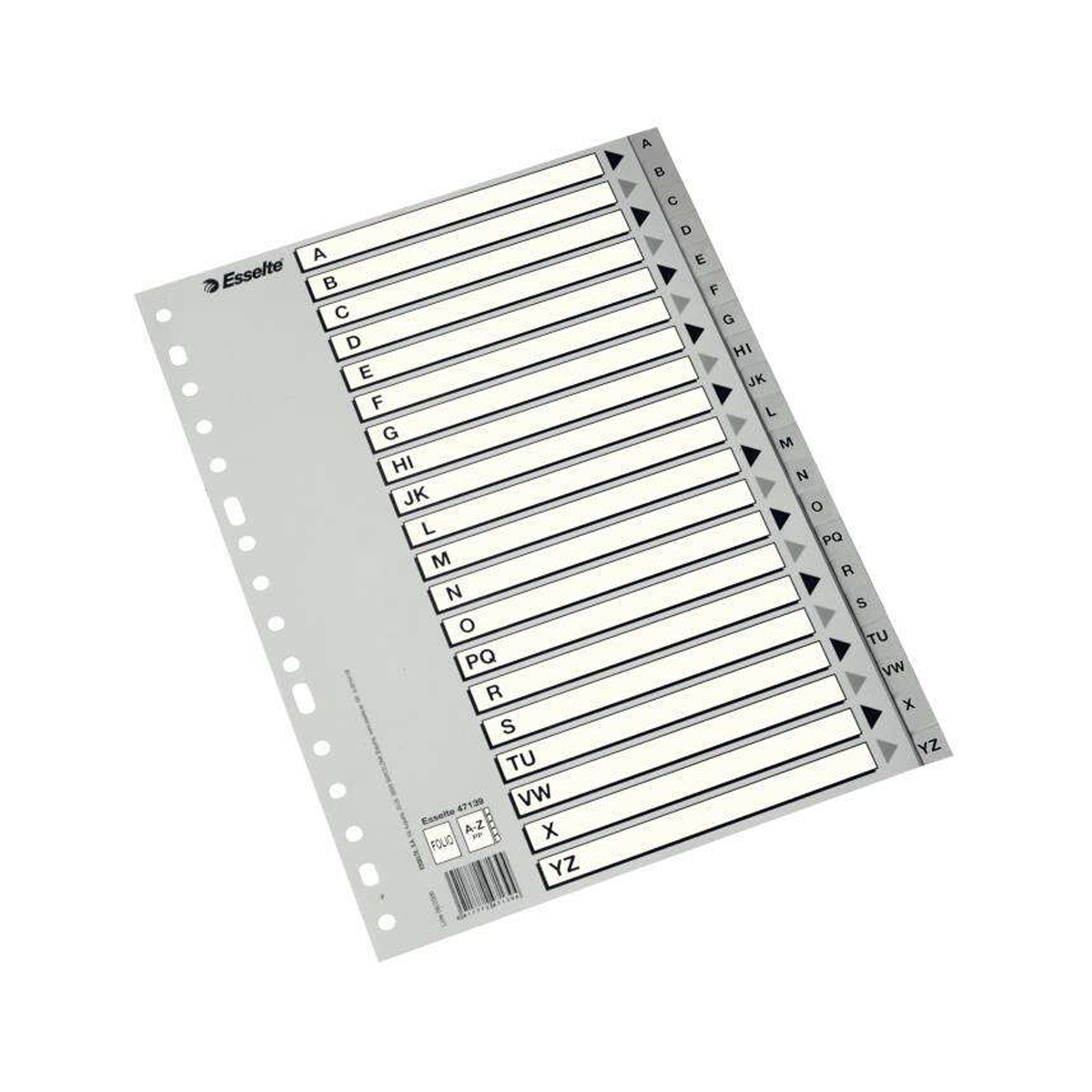 ESSELTE INDICE A-Z A4 PLASTICO