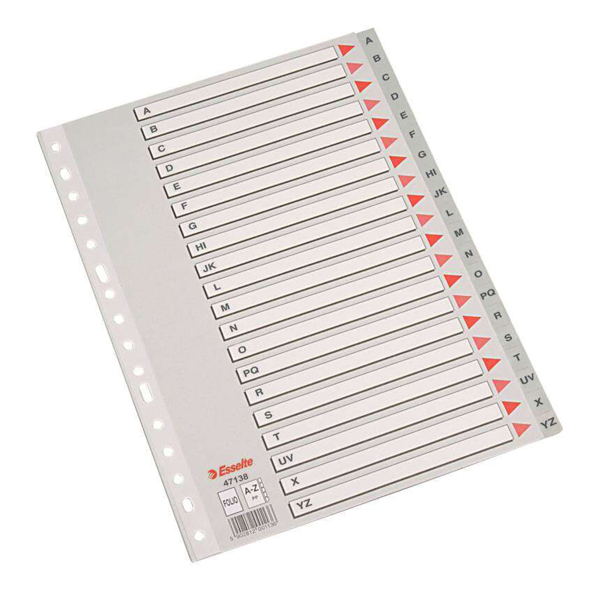 ESSELTE INDICE A-Z FOLIO PLAST