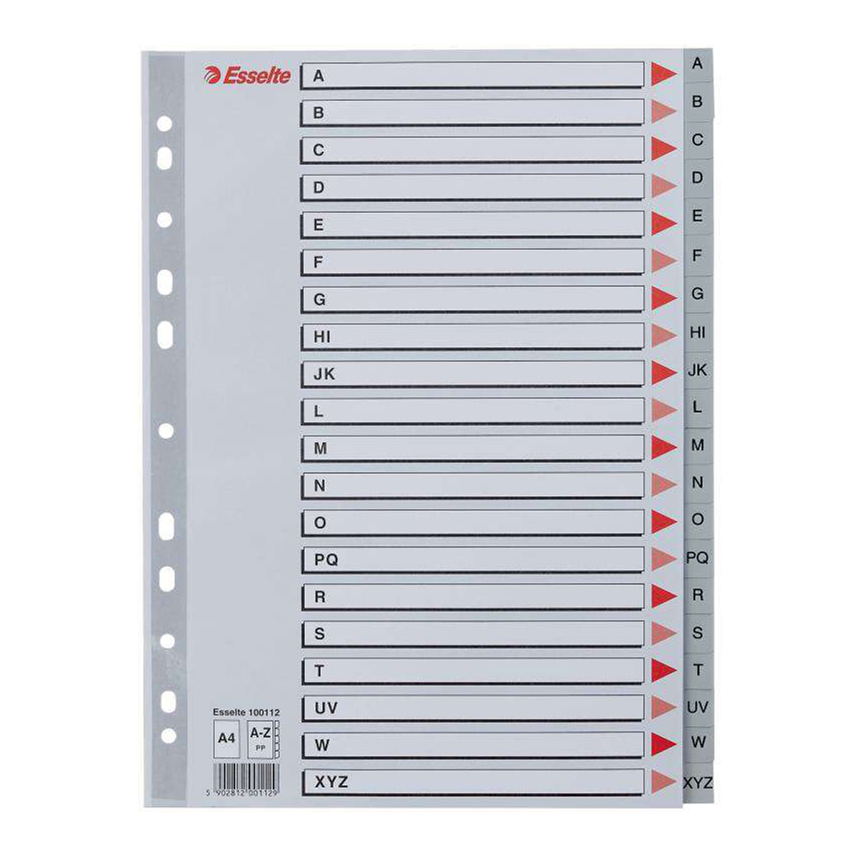 ESSELTE INDICE A-Z PLASTICO A4