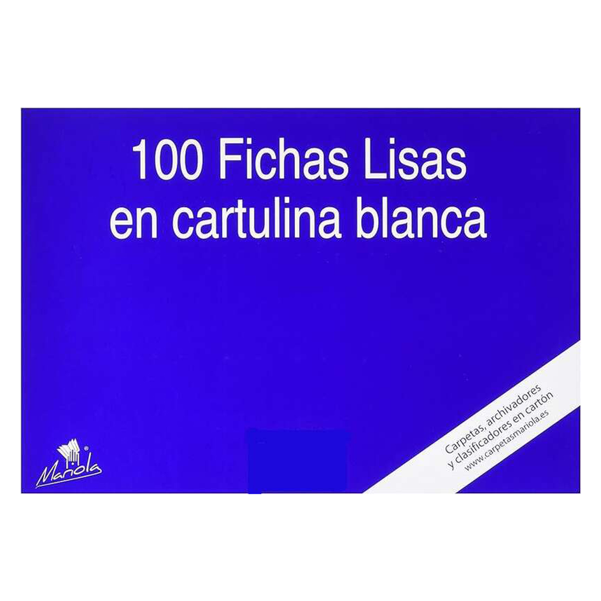 MARIOLA 100 FICHAS LISAS N1