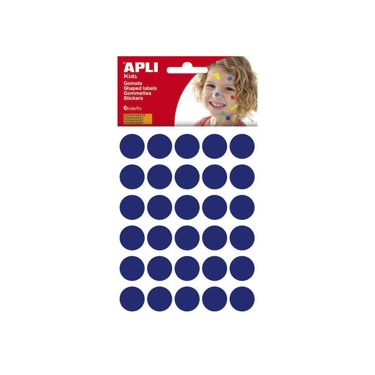 APLI GOMETS 180U 20MM AZUL 10U
